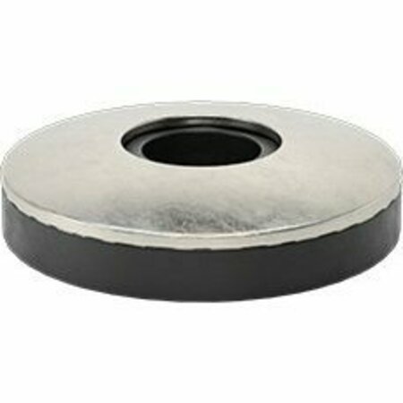 BSC PREFERRED 18-8 Stainless Steel with Neoprene Rubber Sealing Washer for No. 10 Screw 0.2 ID 0.5 OD, 100PK 94709A212